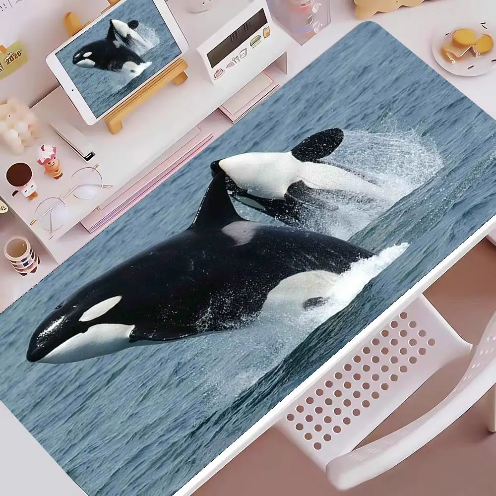 

Коврик для мыши Killer Whale, игровой коврик для мыши для киберспорта, большой персонализированный коврик для стола, коврик для клавиатуры и мыши