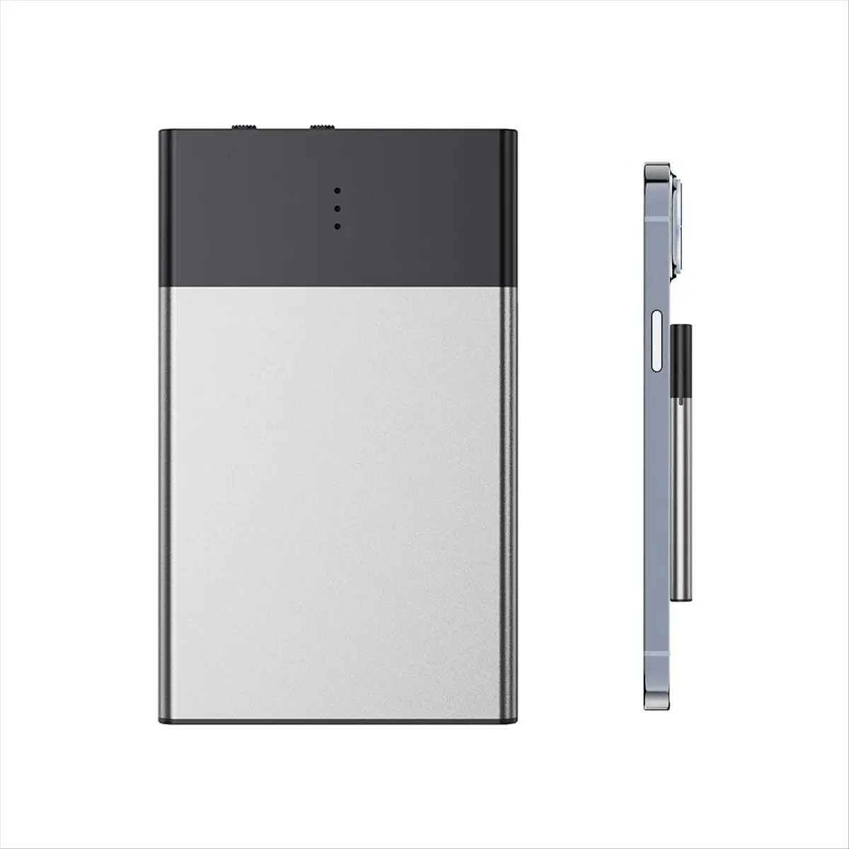 مسجل صوت AI، مسجل صوت رقمي 64 جيجابايت، التحكم في التطبيقات مع النسخ، 138 لغة، جهاز تسجيل احترافي #4