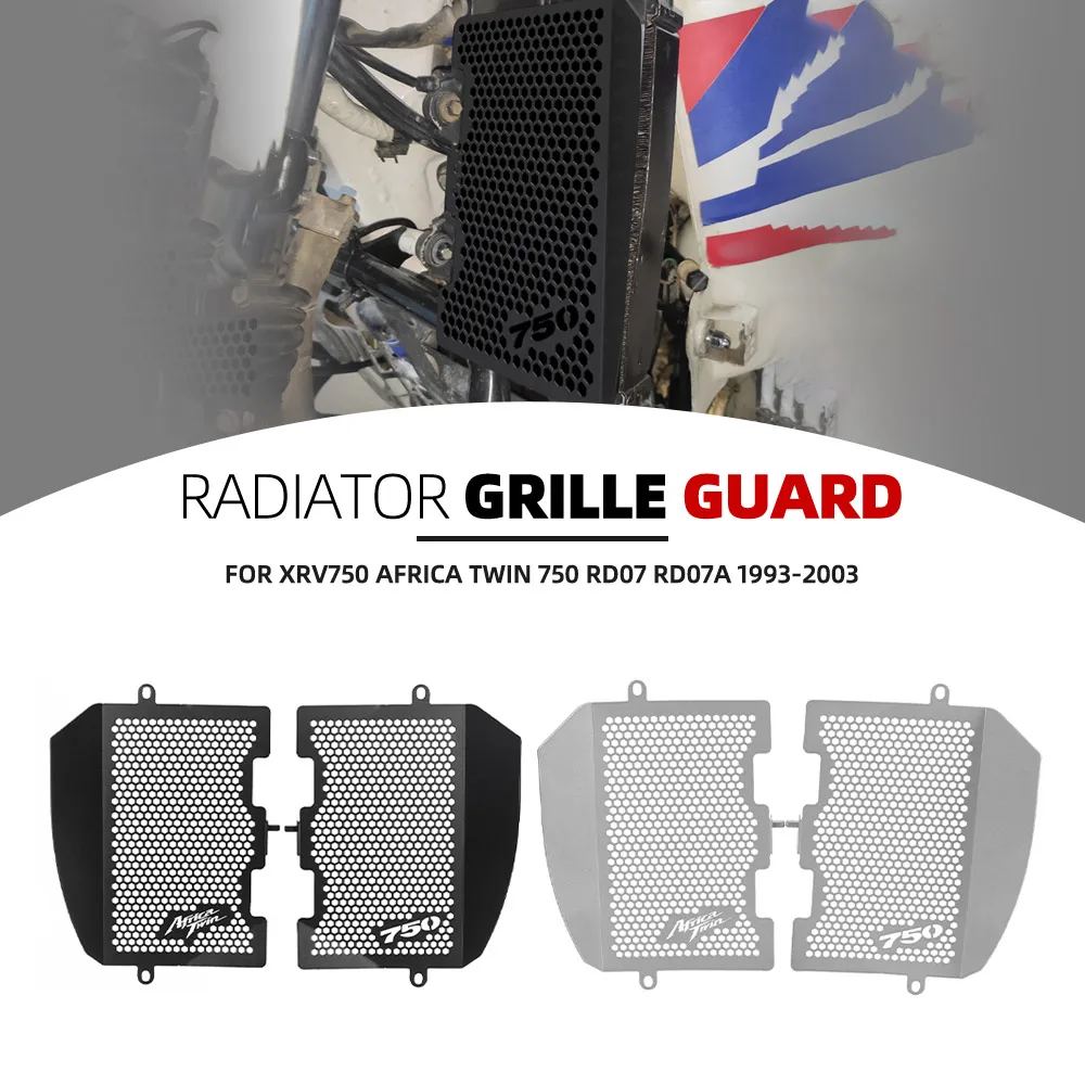 

Radiator Guard Cooler Cover FOR Honda XRV750 Africa Twin 750 RD07 RD07A 1993 1994 1995 1996 1997 1998 1999 2000 2001 2002 2003