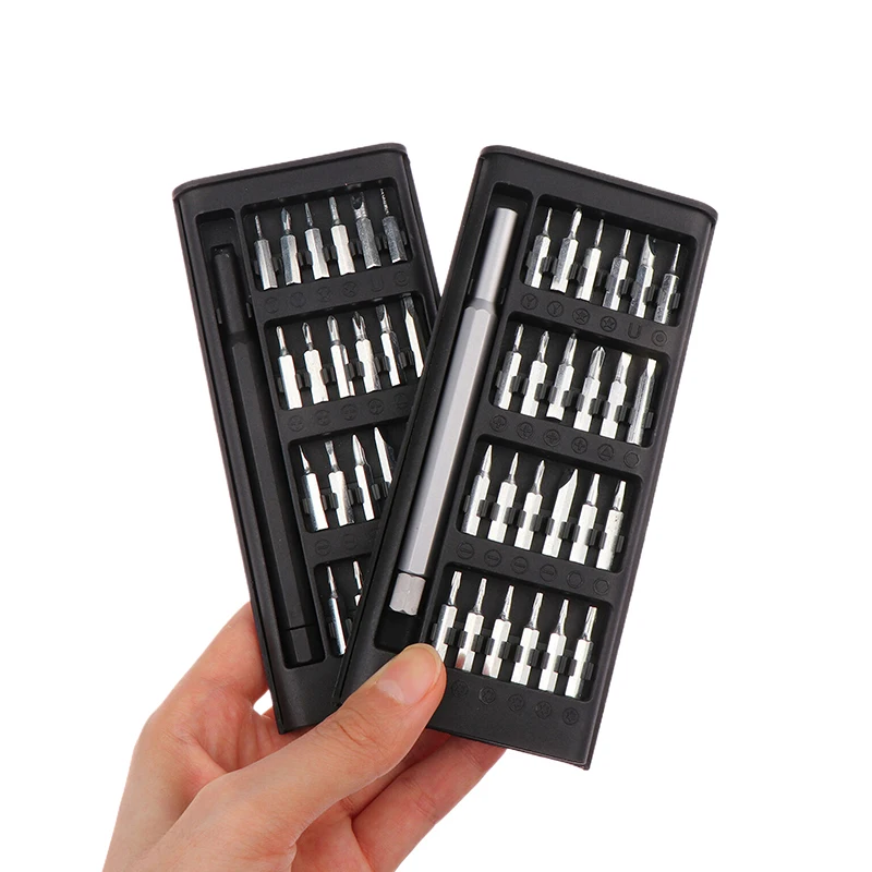 1 Set Mini Tools Kit 25 In 1 Magnetic Precision Screwdriver Set For Phone PC Repair Professional Hardware With Torx Hex Bits