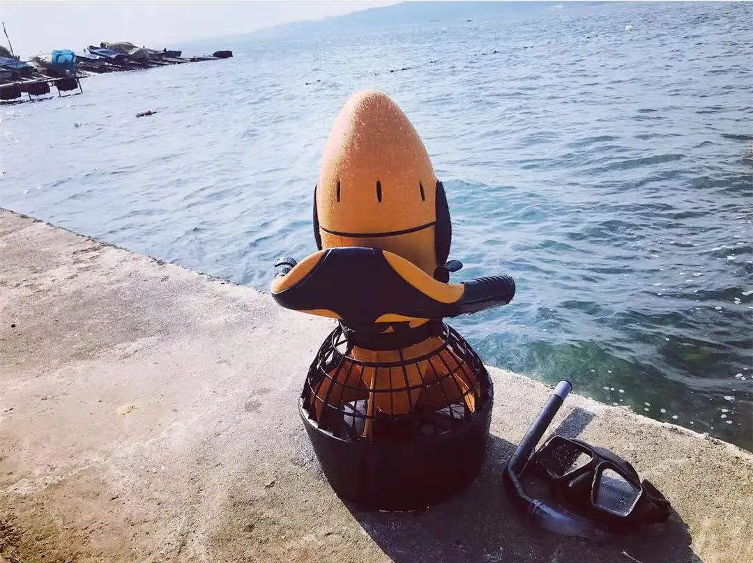 

Оптовые электрические подводные скутеры с внешним пропеллером, металлическими шестернями, 300 Вт, для моря, новые