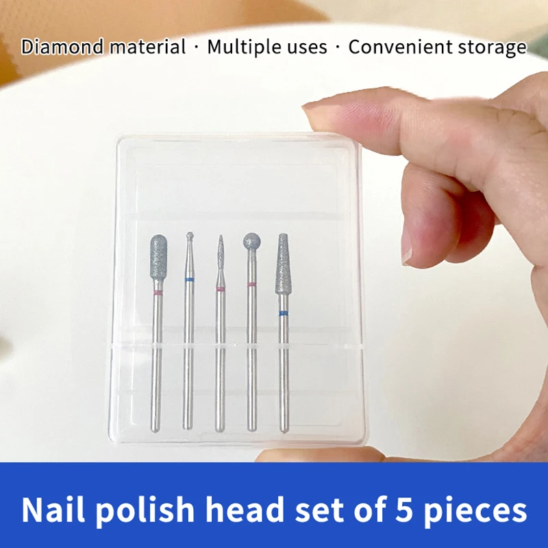 네일 드릴 비트 전기 네일 드릴 용 밀링 커터 죽은 피부 제거 매니큐어 기계 네일 파일 액세서리