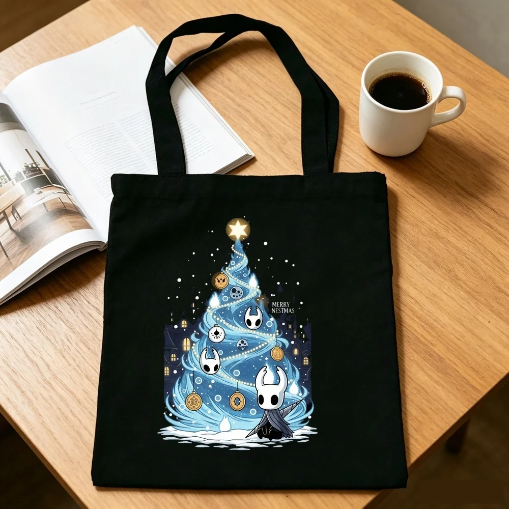 Hollow Knight tote bag shopping torba na zakupy foldable bolsas de tela shoulder  femme