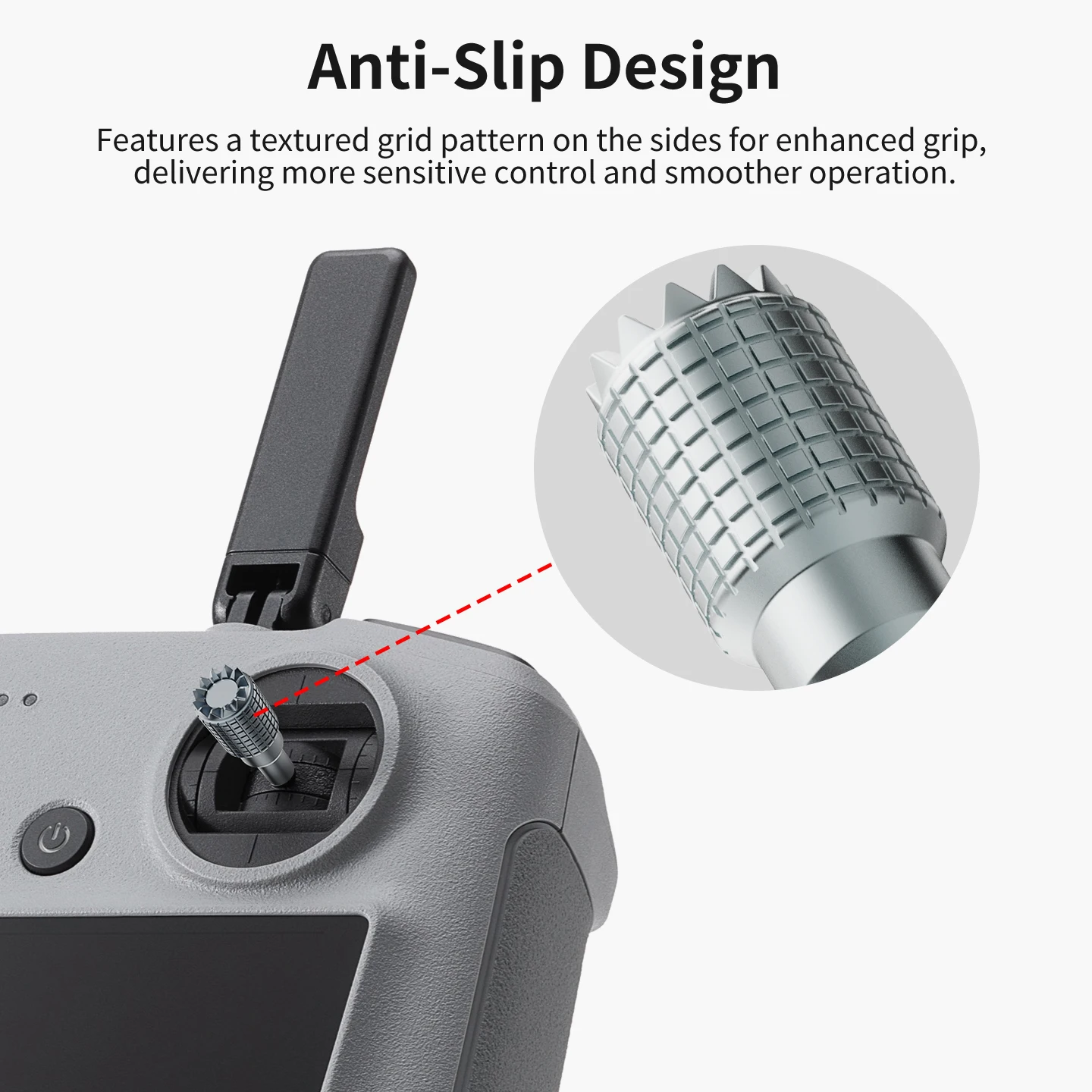 Neue Drone Fernbedienung Joystick Faltbare Für DJI FPV Avata 2 RC Pro2 Mini 4 Pro Air 3 Daumen Rocker stick Aluminium Ersetzen – Detail 6