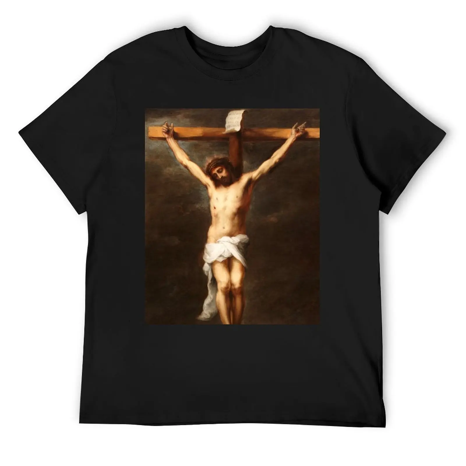 

Bartolomé Esteban Murillo: The crucified Christ Crucifix - classic Passion of Jesus Christ T-Shirt