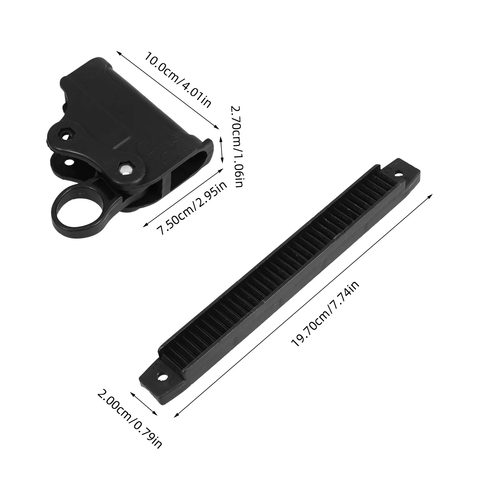 1Pair Plastic Locking Latch Hinge Foldable Chair Parts Recliner Armrest Beach Lounge Camping Accessory Locking Table Hinge - Image 4