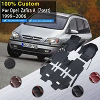 3D RHD Car Floor Mats For Opel Zafira A T98 1999~2004 7 Seat Waterproof Protective Pad Car Mats Floor Mats Tapis De Sol Car Acce