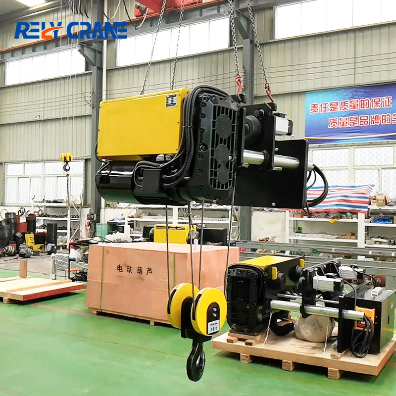 Customized 1 Ton Electric European Hoist Electric Hoist Electric Hoist Winch Motor For Plant Maintenance
