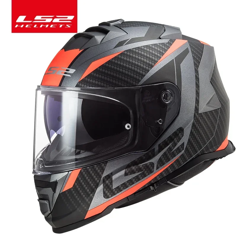 Capacete LS2 STORM Motorcycle Helmet ls2 ff800 full face helmets casco moto with fog-free system