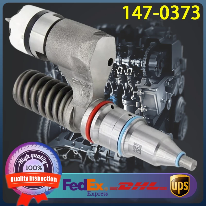 

Common Rail Fuel Injector 147-0373 CAT C12 1470373 Diesel Injector for Caterpillar E345B 365B Excavator