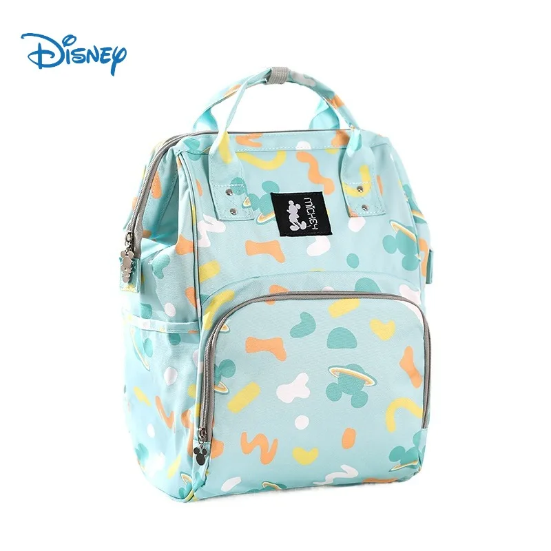 

Disney New Mickey Diaper Bags Backpacks Cartoon Cute Diaper Bags Backpack Multifunctional The Fashions Bagt Large Capacity
