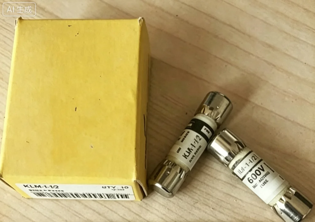 10PCS OEM KLM‑1‑1/2 Fast‑Acting Midget Fuse 1.5A 600V AC/DC 5AG Supplemental Circuit Protection Fuse