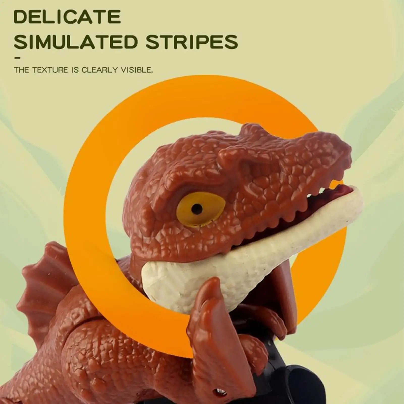 Marionnette à doigt dinosaure Animal marionnette à doigt jeu de dinosaure figurines réalistes du bout des doigts nouveau jouet étrange enfants garçons cadeau