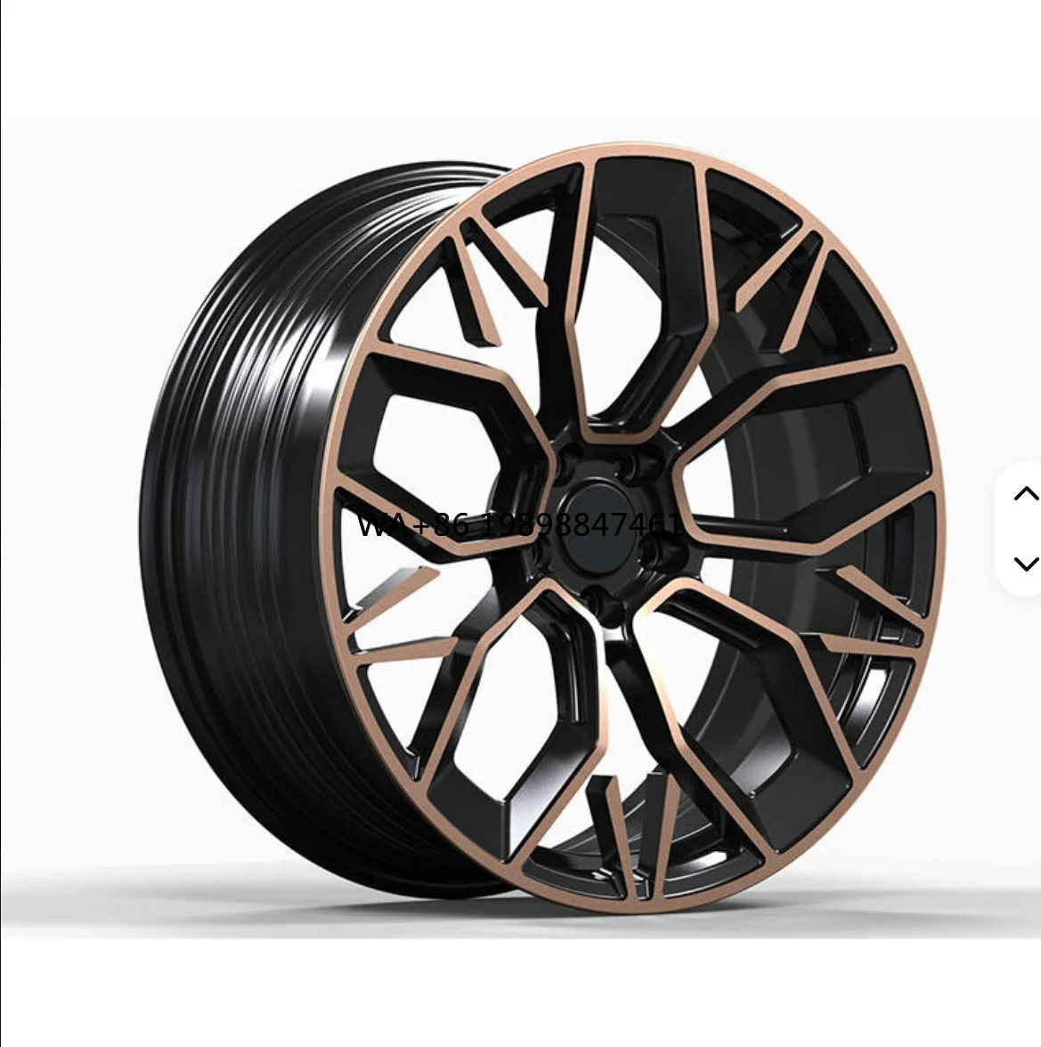 

1 Piece Custom Alloy Forged Black and Yellow Rims Te37 16-24 Inch 5x114.3 5x112 5x127 for Passenger Car Wheels