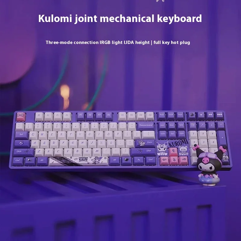 Imagem -03 - Teclado Mecânico sem Fio Akko Kulomi Hot Swappable Rgb Pbt Keycaps Teclado Personalizado para Jogos Acessórios para Laptop Presente Modos