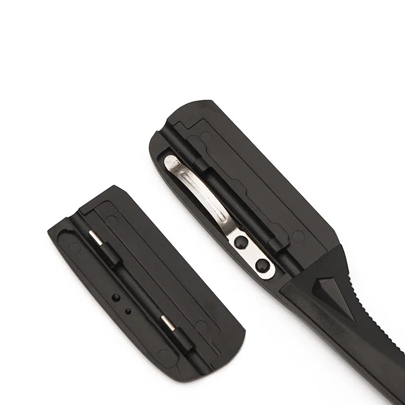 ماكينة حلاقة يدوية احترافية بحافة بلاستيكية مستقيمة ماكينة حلاقة حادة قابلة للطي ماكينة حلاقة اللحية