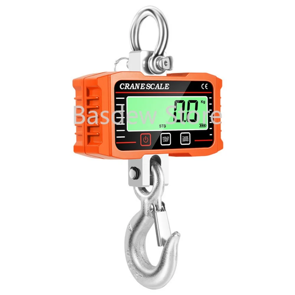 Electronic Hoist Scale 2000kg Industrial LCD Display Electronic Portable Platform Scale 1500kg Hanging Scale