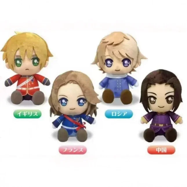 Hetalia Wang Yao Plush Doll Ivan Braginsky Arthur Kirkland Cotton Doll Plushie Toy