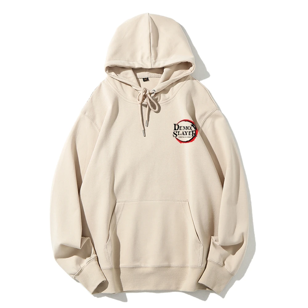 Oversized Vintage Anime Demon Slayer Hoodie Mannen Vrouwen Sweatshirt Trui Streetwear Casual Y2k Kleding Herfst Winter Nieuwe Unisex