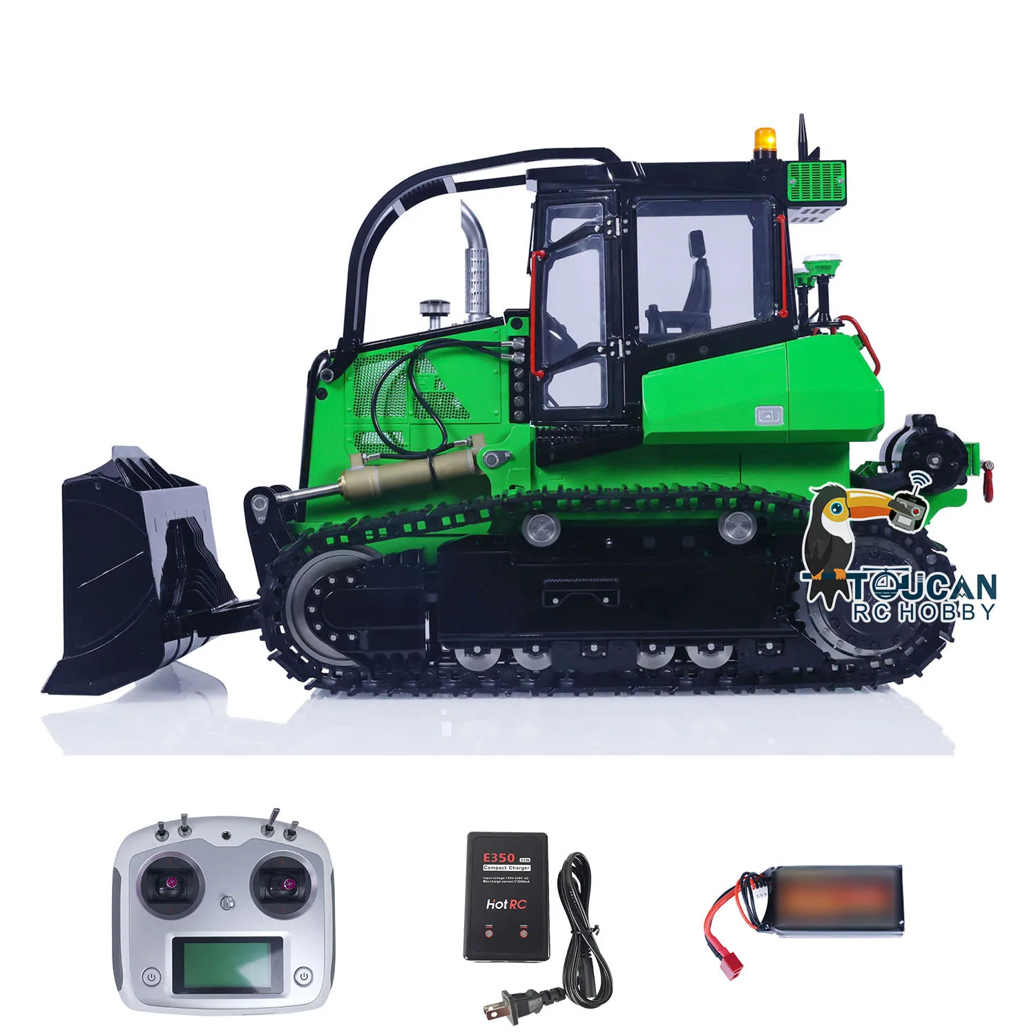 

Toys LESU Aoue 850K 1/14 RC Hydraulic Dozer Metal Bulldozer DIY Painted Assembled Construction Trucks Vehicle Model for Boys