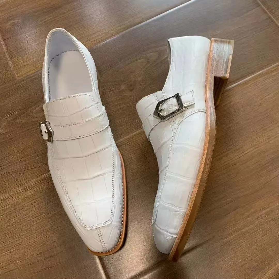 yingshang new men dress shoes male crocodile shoes fahion white men formal shoes wedding shoes