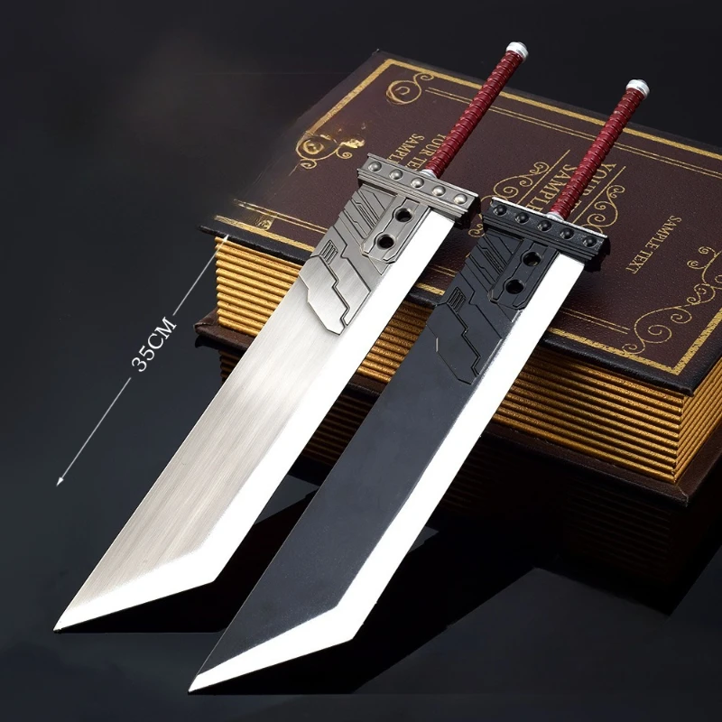 Modelo de arma periférica de juego de fantasía de 35cm/13,78 pulgadas, Claude Destroys, espada grande, modelo de arma, adorno de Metal, regalos, colecciones de juguetes