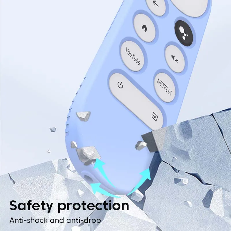 Remote Control Case For Chromecast With Google TV 2020 Silicone Case Protective Cover Google Chromecast TV Remote Control Case