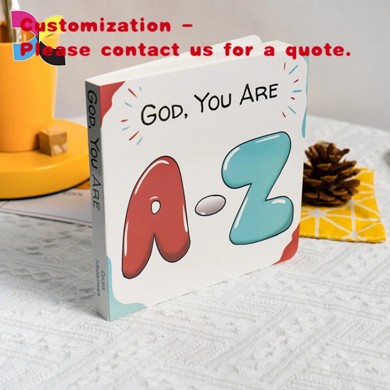 custom.Printing Book Alphabet  Color Animal Board Book