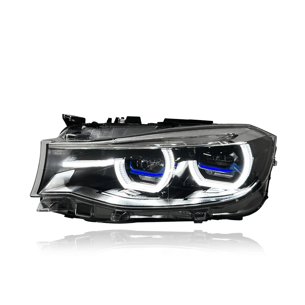 LED Headlight Assembly For BMW 3 Series GT F34 2013‑2020 Upgrade Dual Color DRL Turn Signal Dynamic Startup Animation