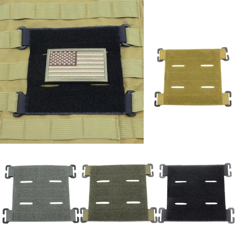 Tactical-Vest Patch Molle System Adapter Panel Molle Panel Hook and Loop Panel