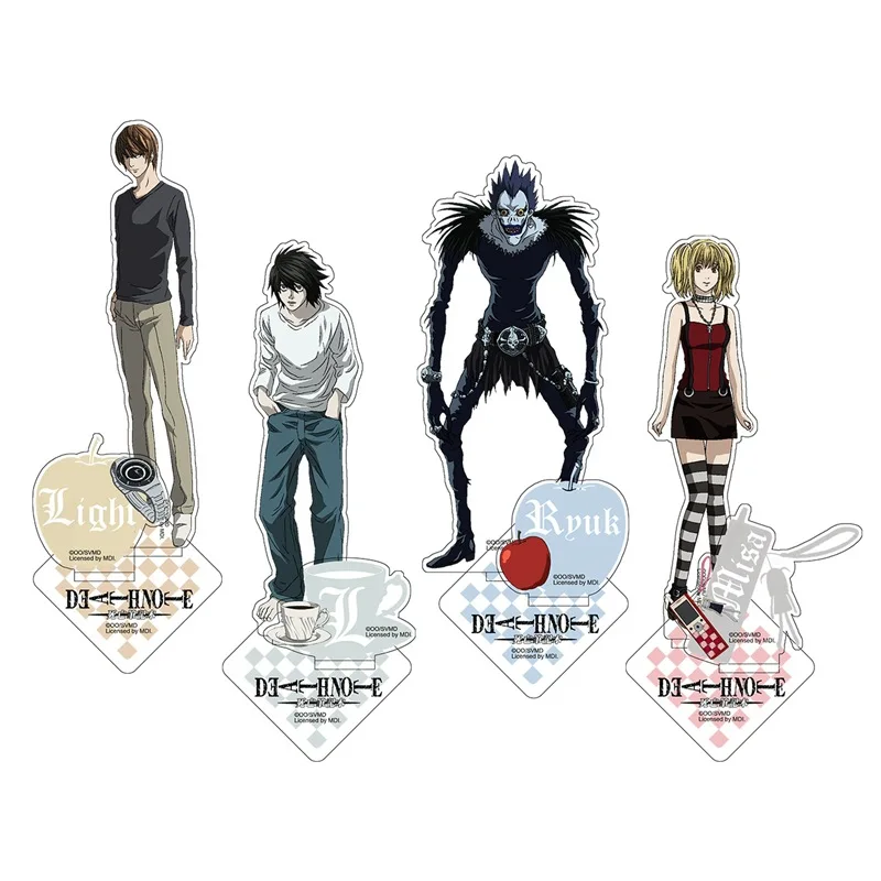 Death Note Light Yagami L Lawliet Ryuk Misa Amane China Official Authorization Main Characters Series Acrylic Figure Standee
