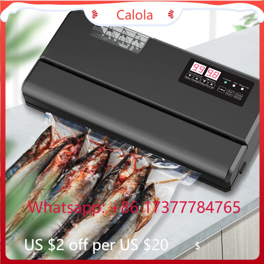 Portable Food Vacuum Sealer Machine Automatic Mini Preservation Machine for Plastic Sealing