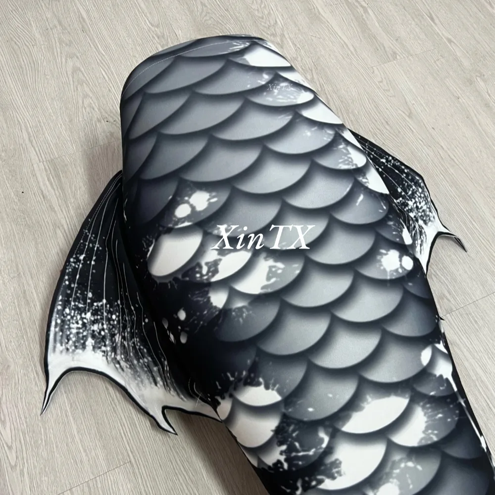 Professional Adult Mermaid Tail Woman Fish Scale Lace Sexy Bikini Original Design Manta Ray Aquarium Swimming Show Cosplay