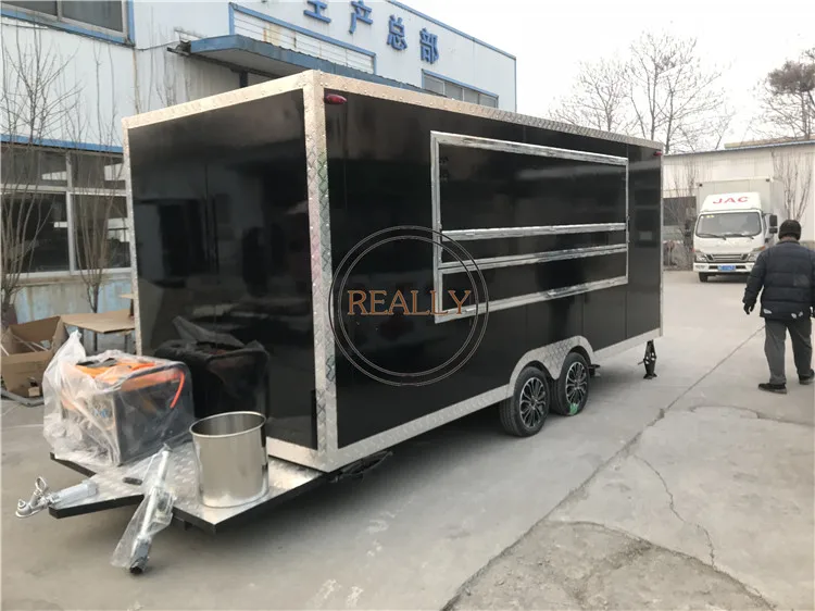 Food vending cart trailer hot dog bus ice cream truck snack food carts for different color