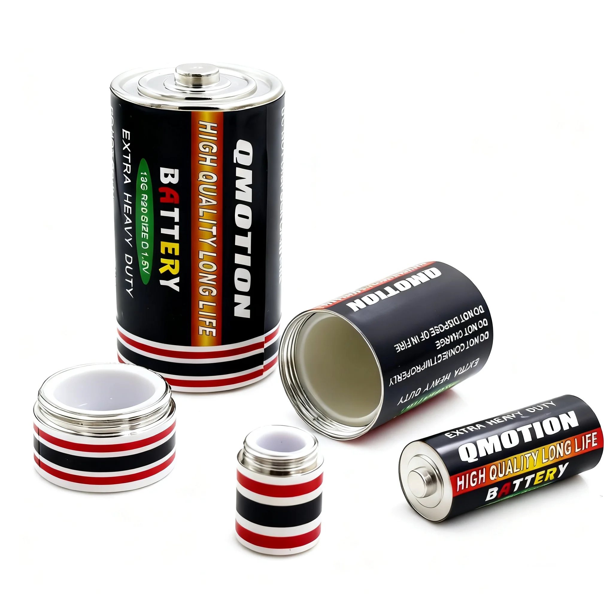 

Portable Hidden Compartment 58mm Dry Cell Battery D Empty Case Sight Secret Hide Cash Emergency Medicine Container