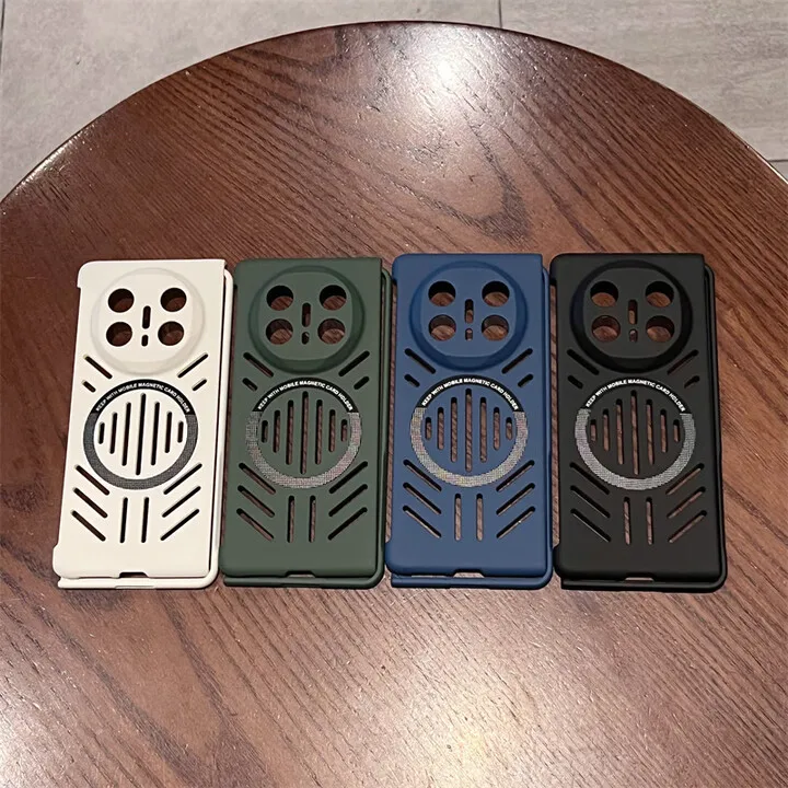 

Для Huawei Mate X6 Collector's Edition чехол для телефона X5 складной MateX3 однотонный магнитный полый защитный чехол с рассеиванием тепла