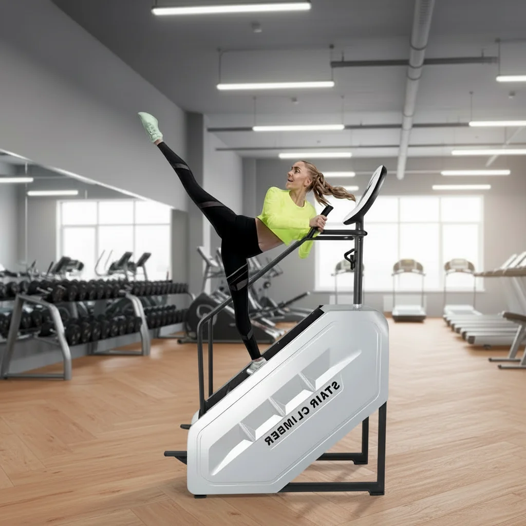 

Cheernin Hot Sale with LED Screen Safety Key 15 Speed Levels Commercial Grade Stair Stepping Machine Stair Climber