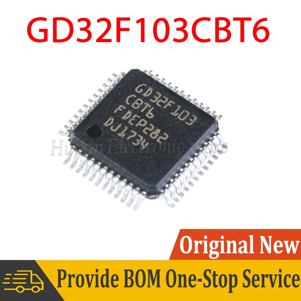 GD32F103CBT6 32F103CBT6 LQFP48 LQFP-48 32 bits microcontrôleur puce MCU SMD nouveau et Original IC Chipset
