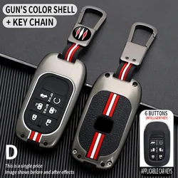 for Honda CR-V Civic Accord HR-V CR-V CRV HRV Fit City Odyssey XRV Hrv Metal Car Key Cover Fob Case Shell 2023 2024