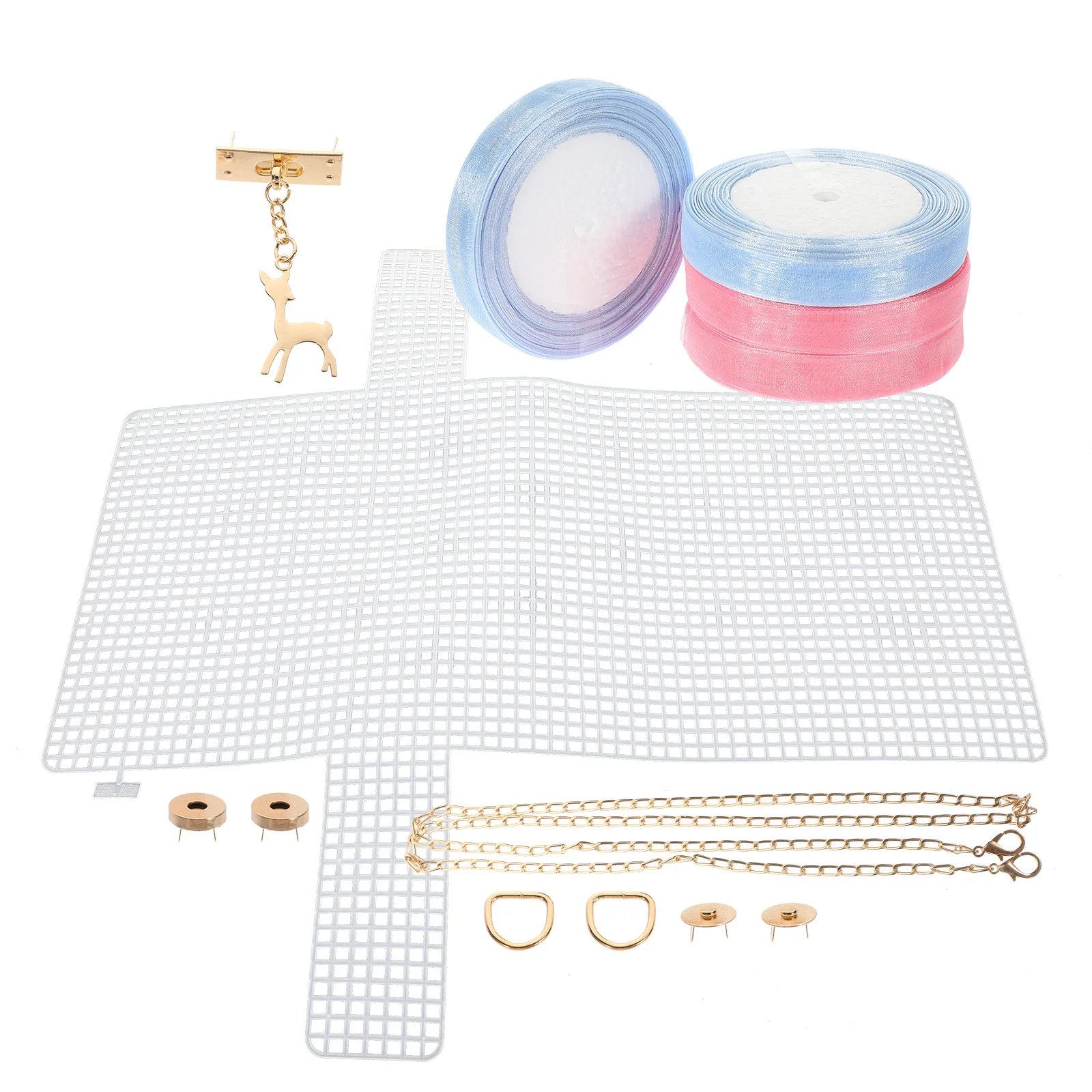 مجموعة واحدة من مواد الحقائب المنسوجة DIY مجموعة أدوات بداية متينة ممتازة مثالية للمبتدئين حقيبة كتف كروس مصنوعة يدويًا للنساء #4