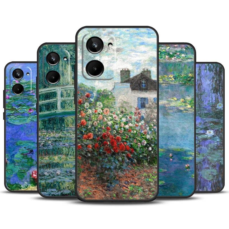 حافظة لوحة فنية لهاتف Realme ، Realme GT Neo 5 ، GT3 ، GT5 9 ، 10 ، 11 ، 12 Pro Plus ، C25s ، C21Y ، C30 ، C31 ، C33 ، C35 ، C51 ، c53 ، C55 #1