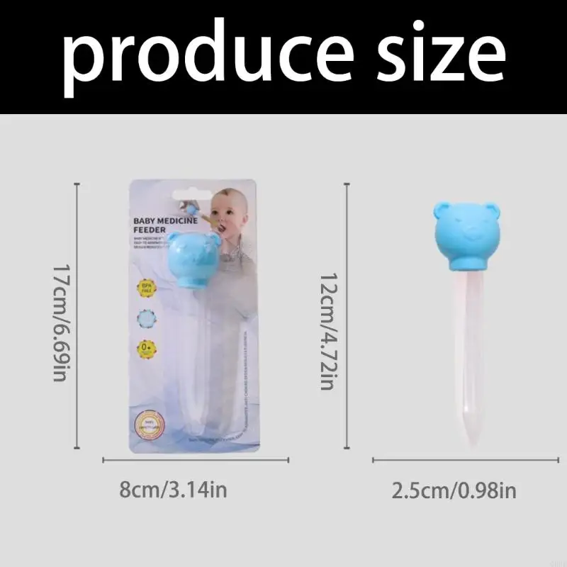 قطارة الأطفال السائلة مع مقياس دقيق، طرف من السيليكون الناعم للعناية اللطيفة للرضع، سهلة التنظيف #6