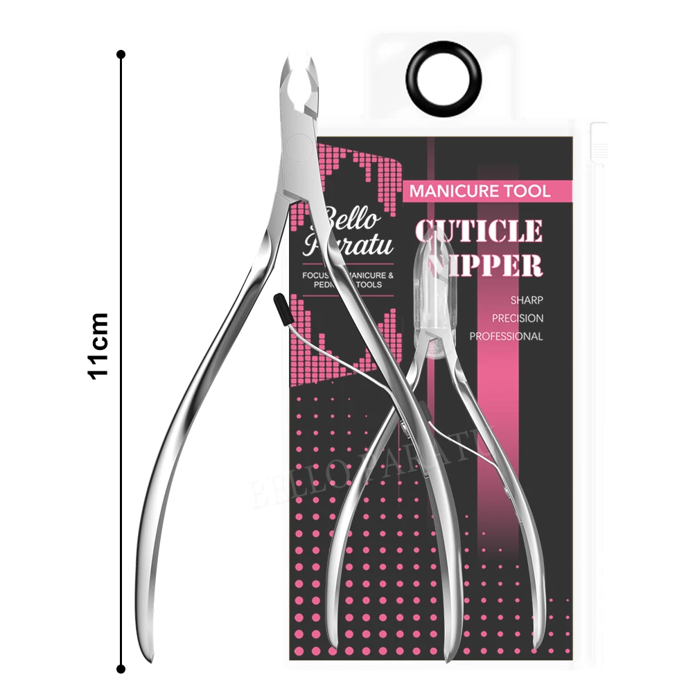 1 قطعة كليبرز للبشرة 1/2 الفك المهنية إهاب القاطع مزيل بشرة الأظافر مسمار الجلد المقص Hangnail المتقلب مانيكير أداة