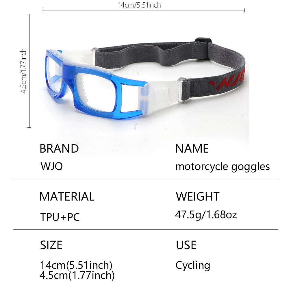 Impact‑Resistant Outdoor Sports Goggles, Dust‑Proof Protective Eyewear for Basketball, Football & Cycling Outdoor Activities