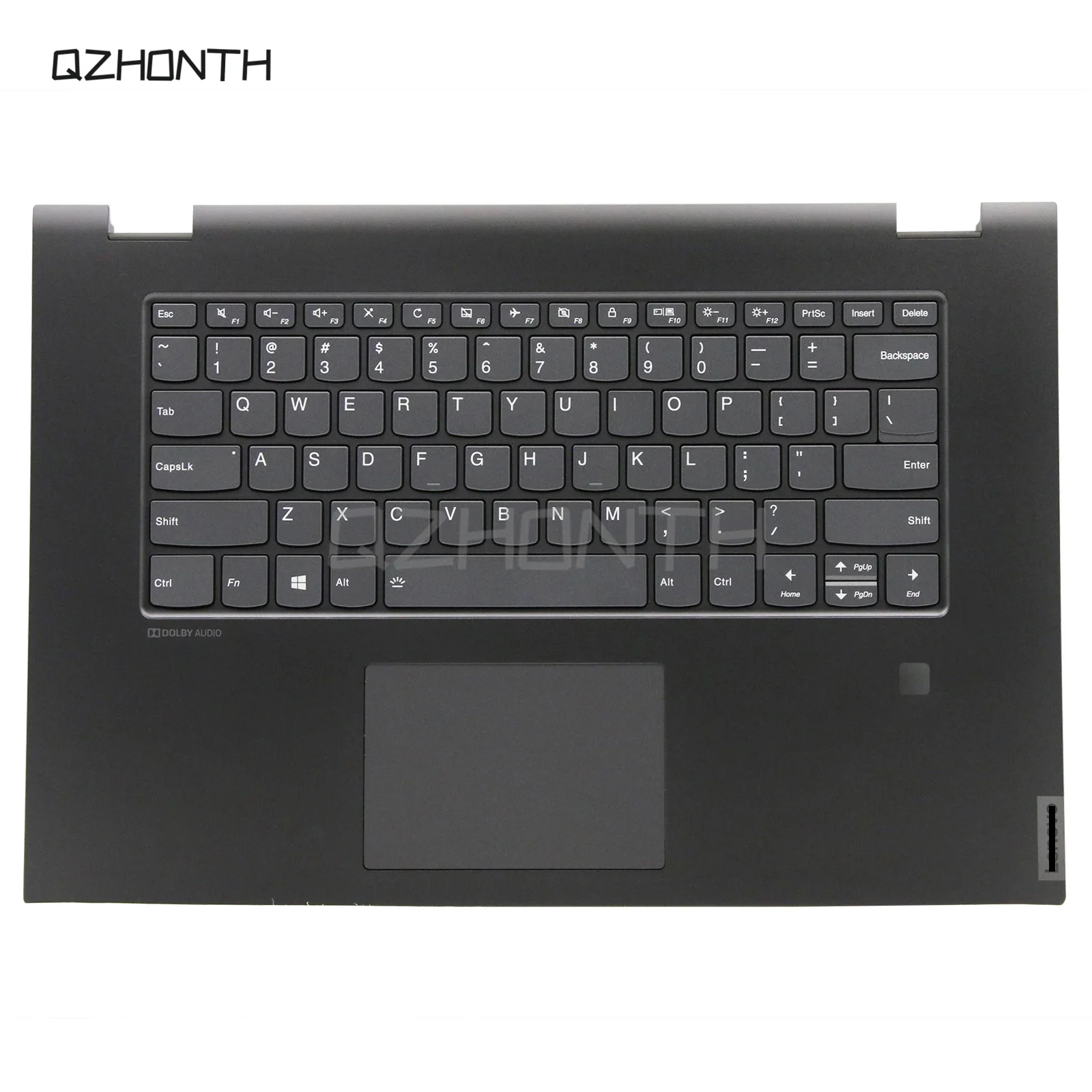 

New For Lenovo Ideapad C340-15 FLEX-15IIL IML Palmrest with Backlit Keyboard (Gray) 15.6"