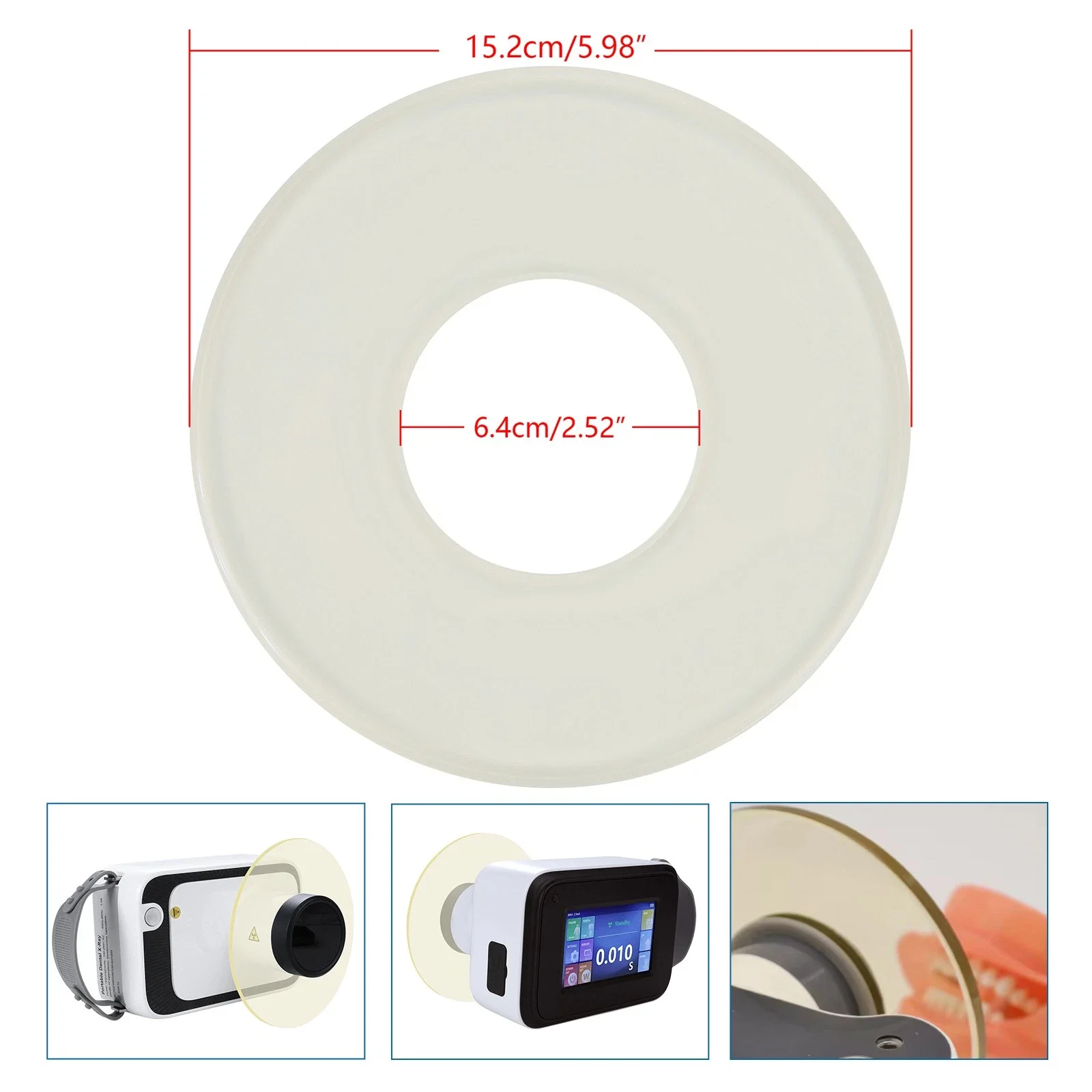

Dental Scatter Shield Ring Protective Shield for Sandent Portable x machine ray