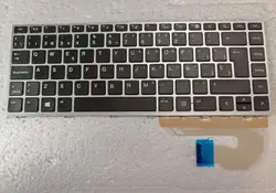 Spanish keyboard for HP EliteBook 745 G5 745 G6 840 G5 846 G5 840 G6 ZBook 14u G5 14u G6 Silver frame