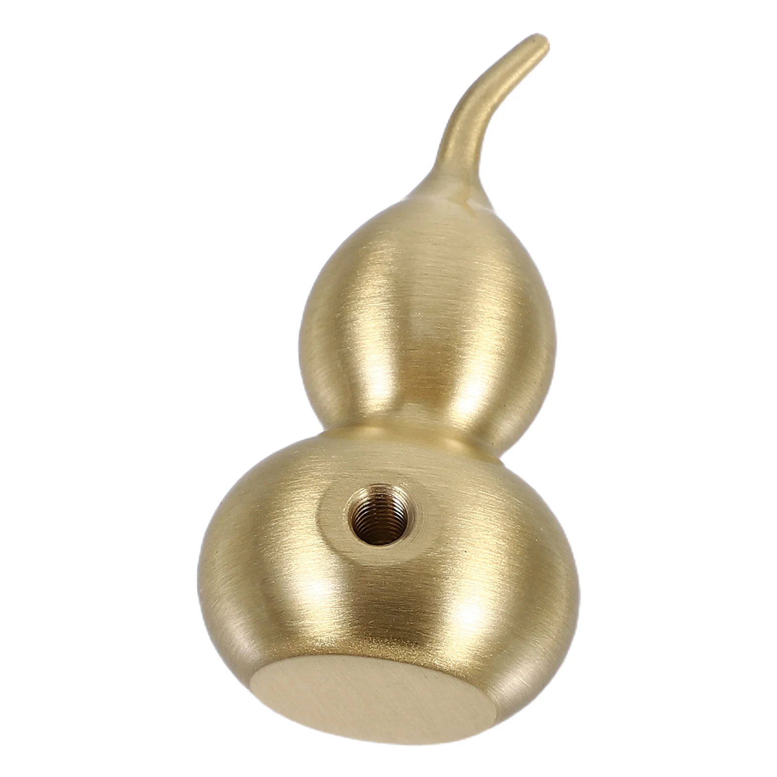 

Single Hole Brass Gourd Shaped Drawer Handle Easy to Install Shoe Cabinet Pull Vintage Decorative Hardware Furniture Knob