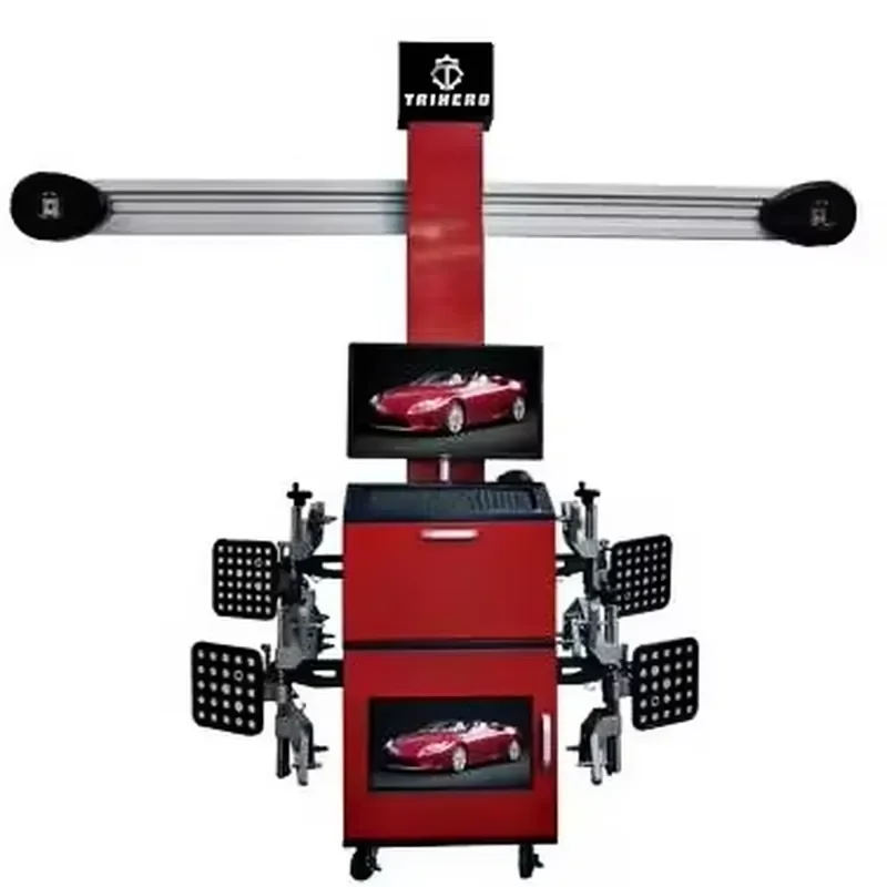 Trihero 2025 Hot Sale 3D Car Positioning Alignment Double Screen Removable for Car High Quality CE 3D Display Wheel Alignment