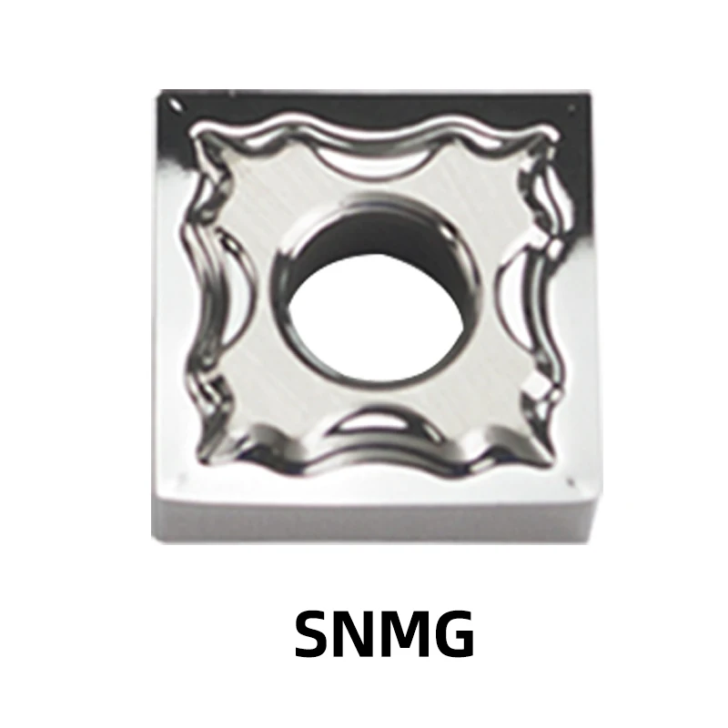 KaKarot Inserções de torno de alumínio SNMG1204 H01 Ferramentas de torneamento CNC Inserir NC Inserir comprimidos forjados